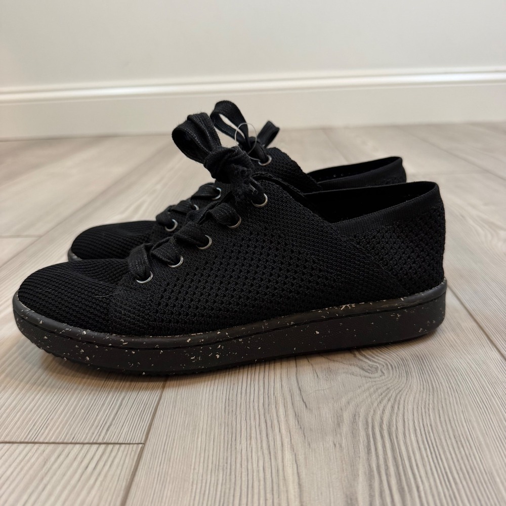 Eileen Fisher Clifton 4 knit sneakers Knit Lace Up Sneakers Speckled Sole 8.5